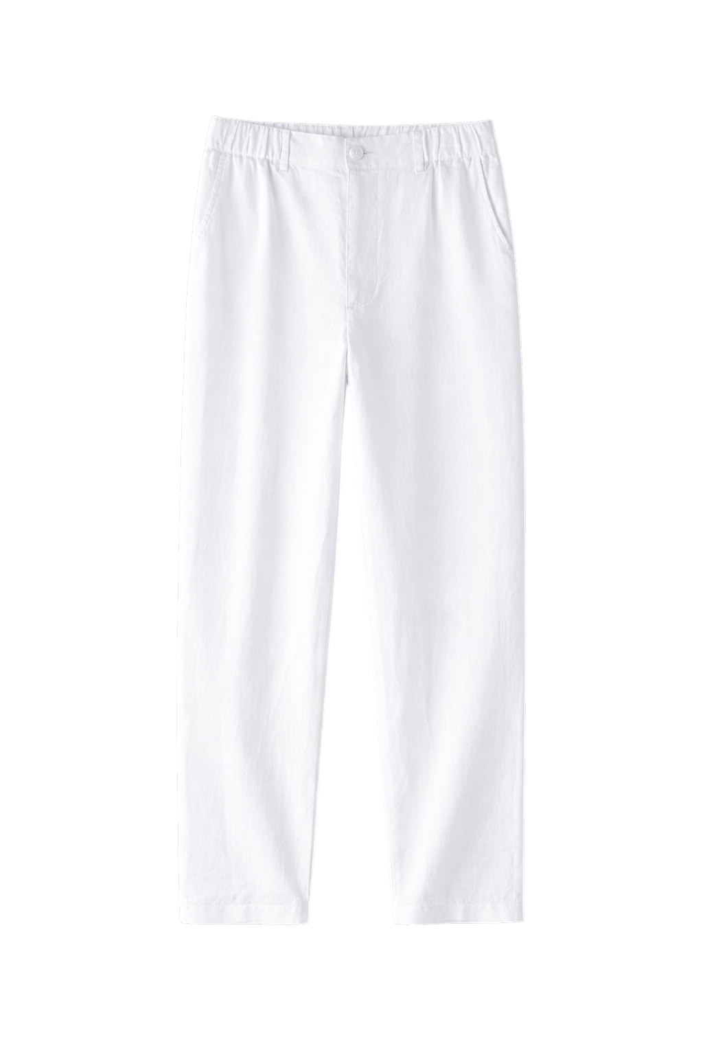 Tailored Linen-Look Trousers
