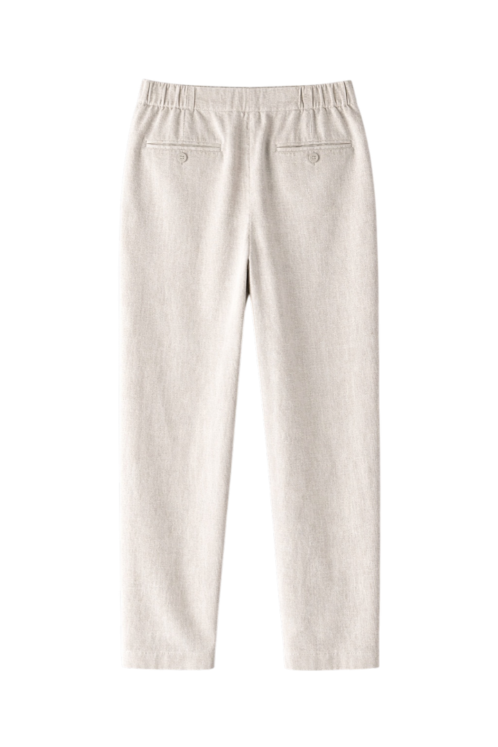 Tailored Linen-Look Trousers