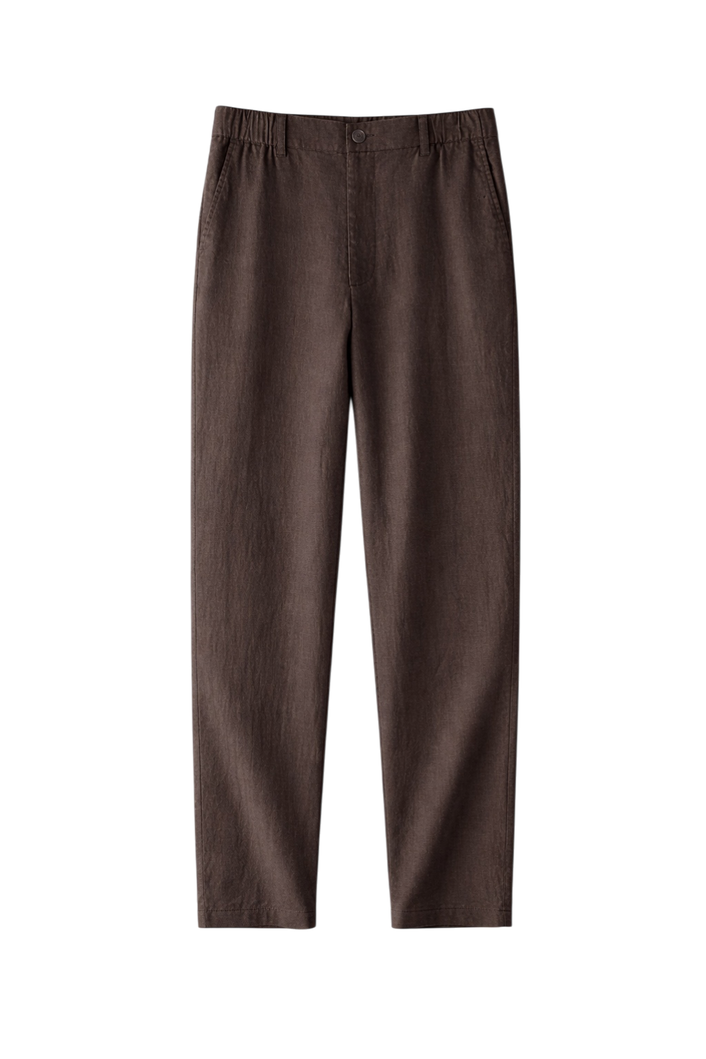 Tailored Linen-Look Trousers