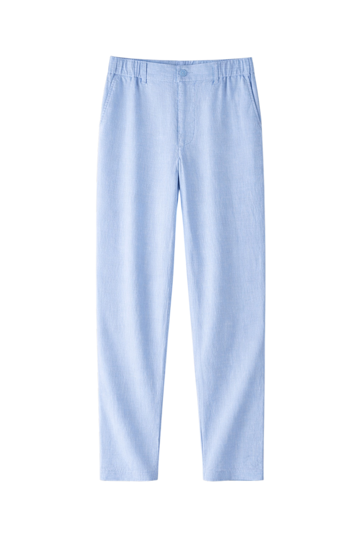 Tailored Linen-Look Trousers