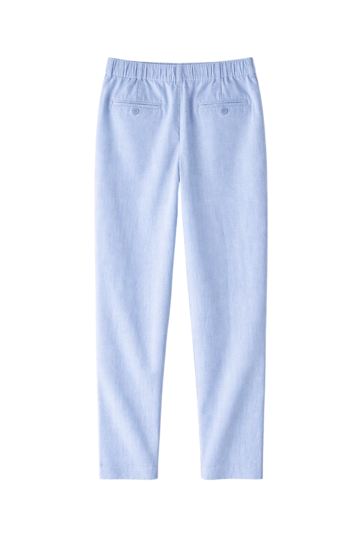 Tailored Linen-Look Trousers