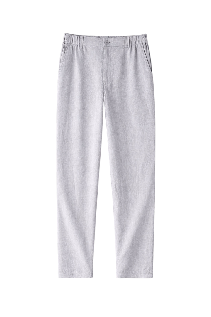 Tailored Linen-Look Trousers