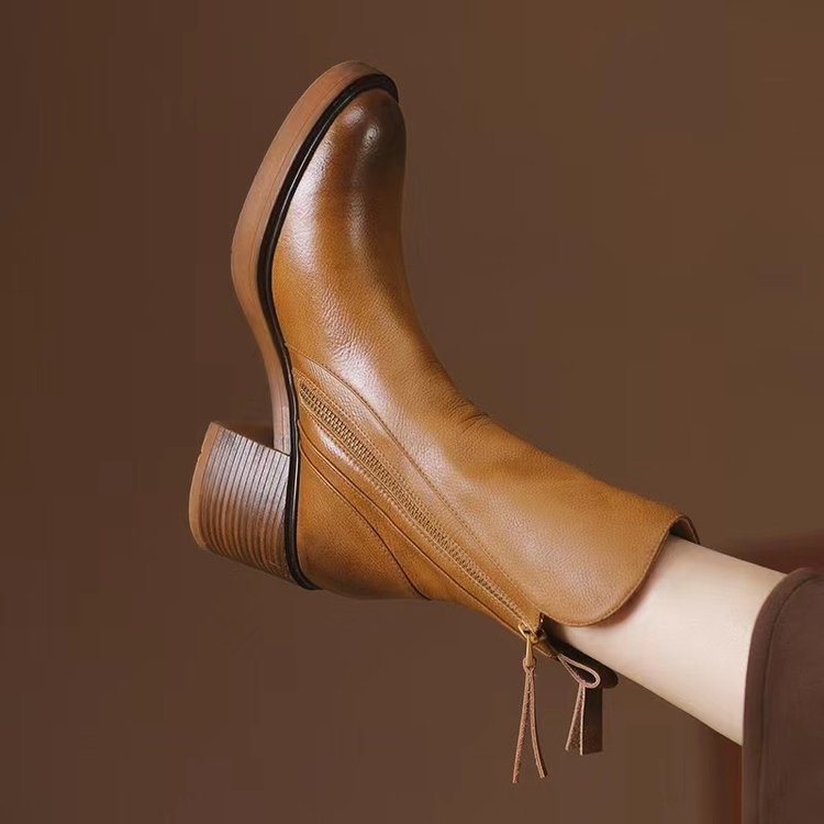 Side-Zip Ankle Boots