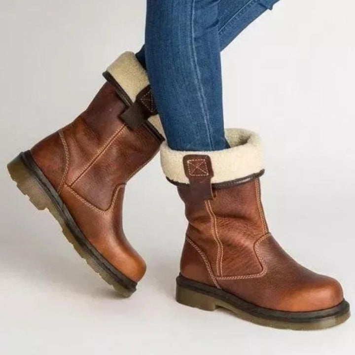 Faux Shearling Pull-On Boots
