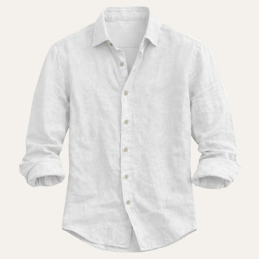 Summer Casual Linen-Look Shirt