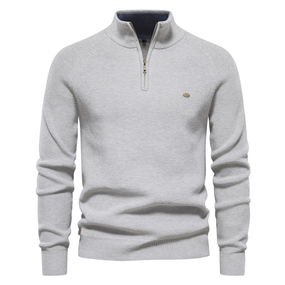 Half-Zip Trui Heren | Ademend Warm & Zacht Draaggevoel