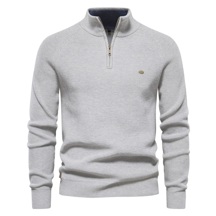 Half-Zip Trui Heren | Ademend Warm & Zacht Draaggevoel
