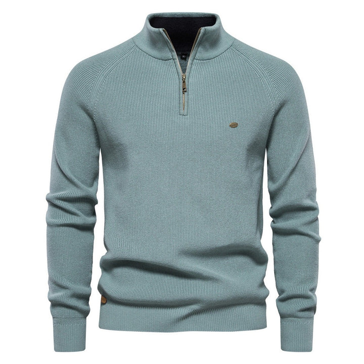 Half-Zip Trui Heren | Ademend Warm & Zacht Draaggevoel
