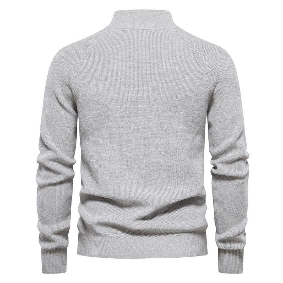 Half-Zip Trui Heren | Ademend Warm & Zacht Draaggevoel