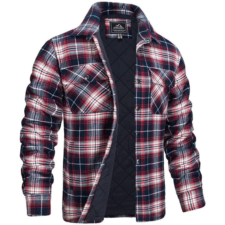 Heren Geruite Jas | Winterjas | Comfortabel warm in herfst & winter