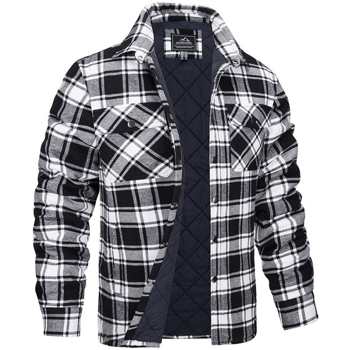 Heren Geruite Jas | Winterjas | Comfortabel warm in herfst & winter