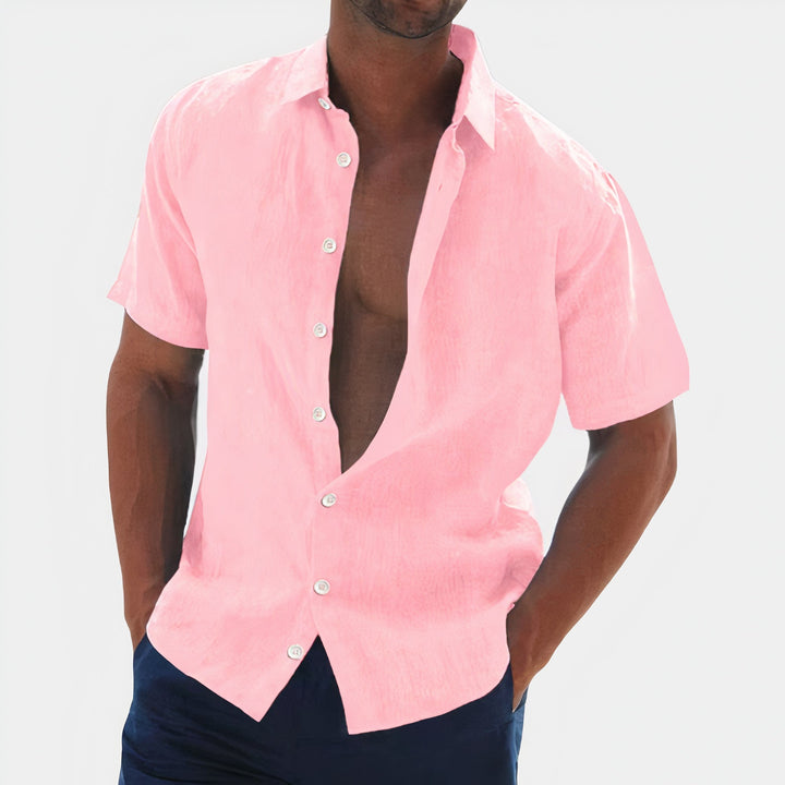 Summer Short Sleeve Button Shirt