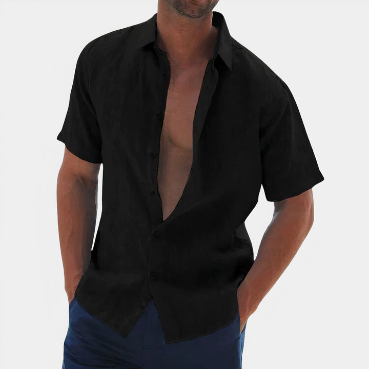 Summer Short Sleeve Button Shirt