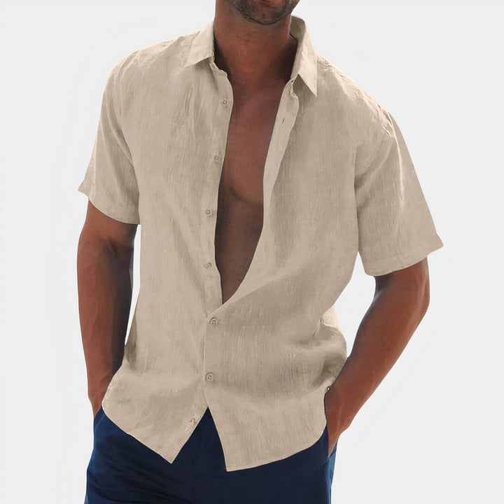 Summer Short Sleeve Button Shirt
