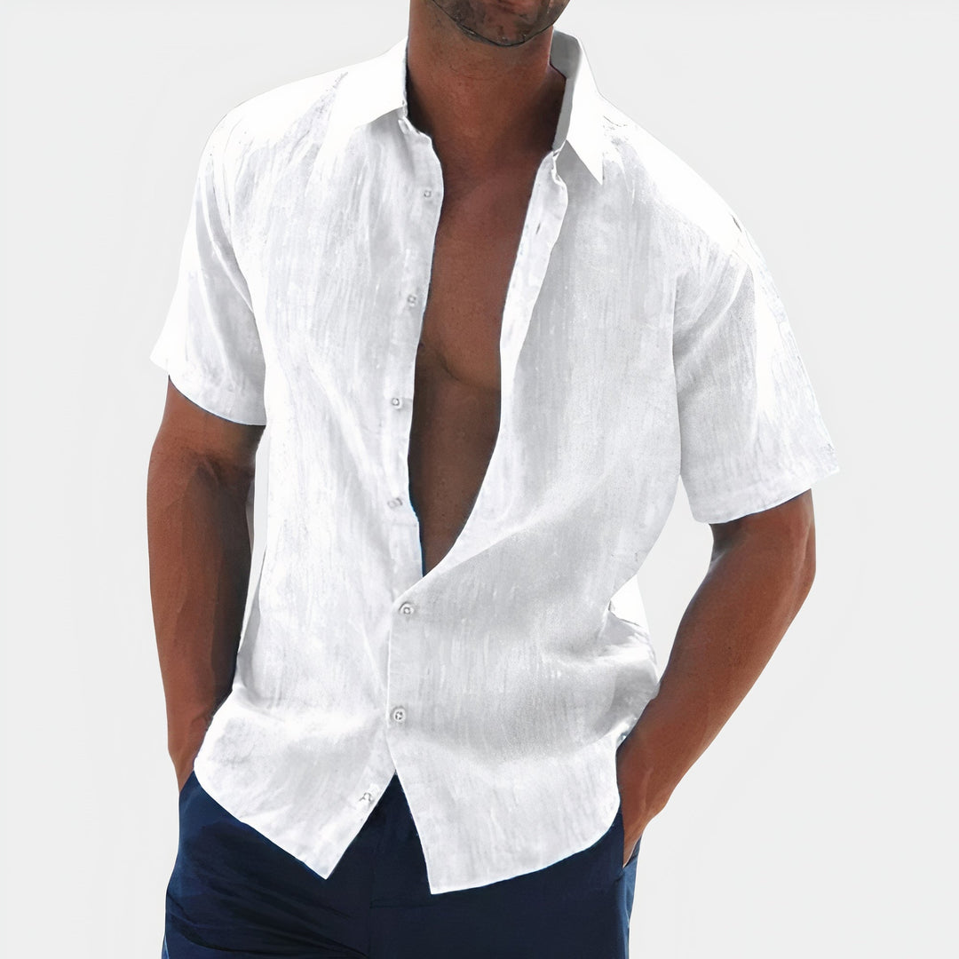 Summer Short Sleeve Button Shirt