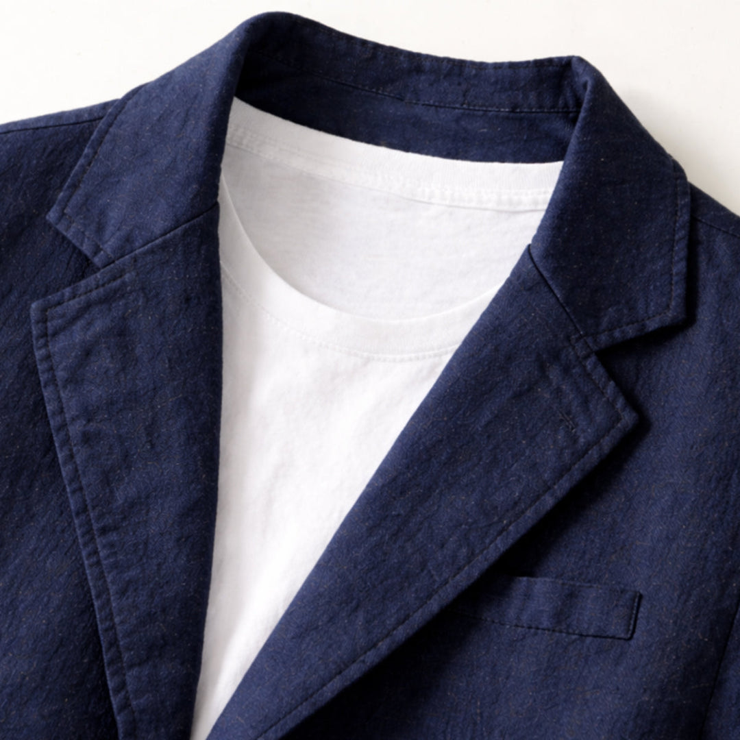Lightweight Summer Linen-Look Blazer