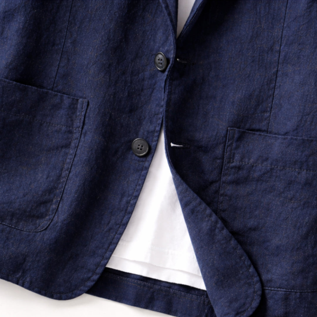 Lightweight Summer Linen-Look Blazer