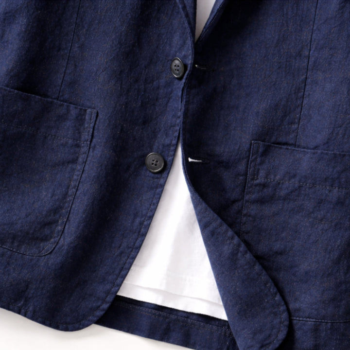 Lightweight Summer Linen-Look Blazer
