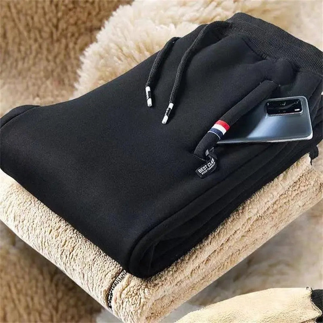 Fleece-Lined Winter Jogger Pants