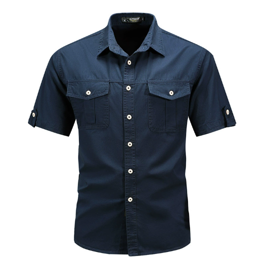 Button-Up Utility Pocket Shirt