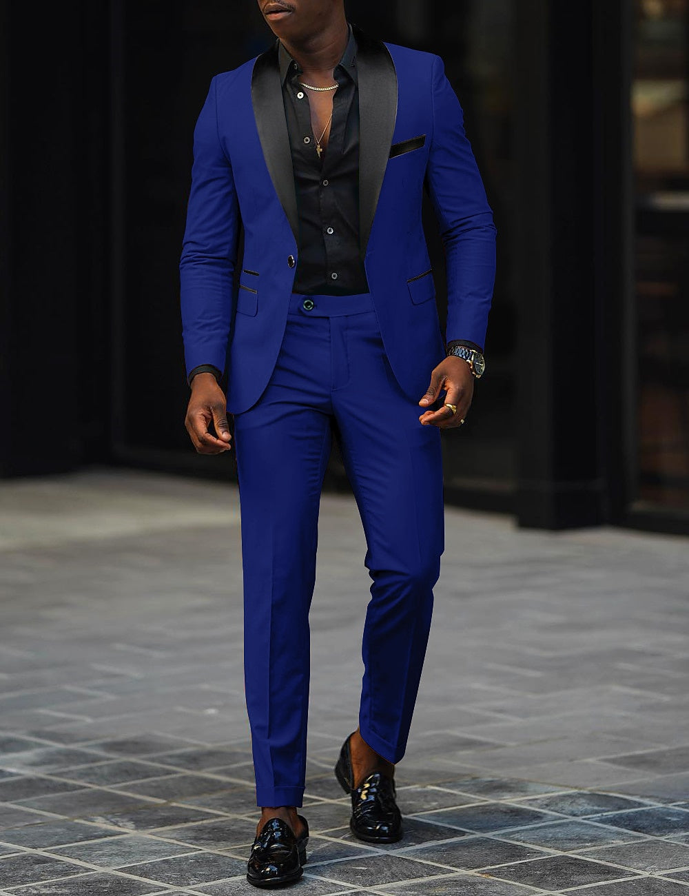 Slim Three-Piece Formal Suit Set