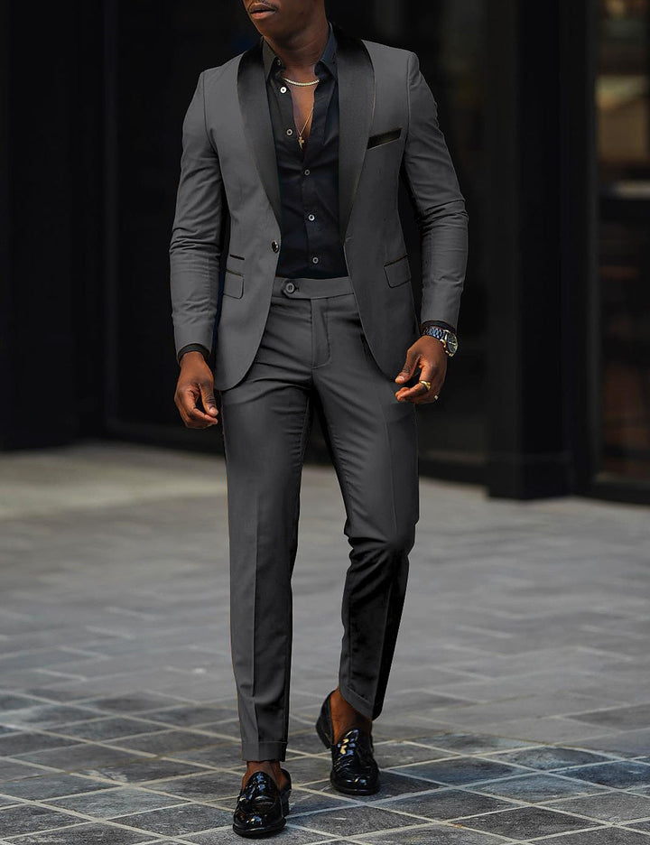 Slim Three-Piece Formal Suit Set