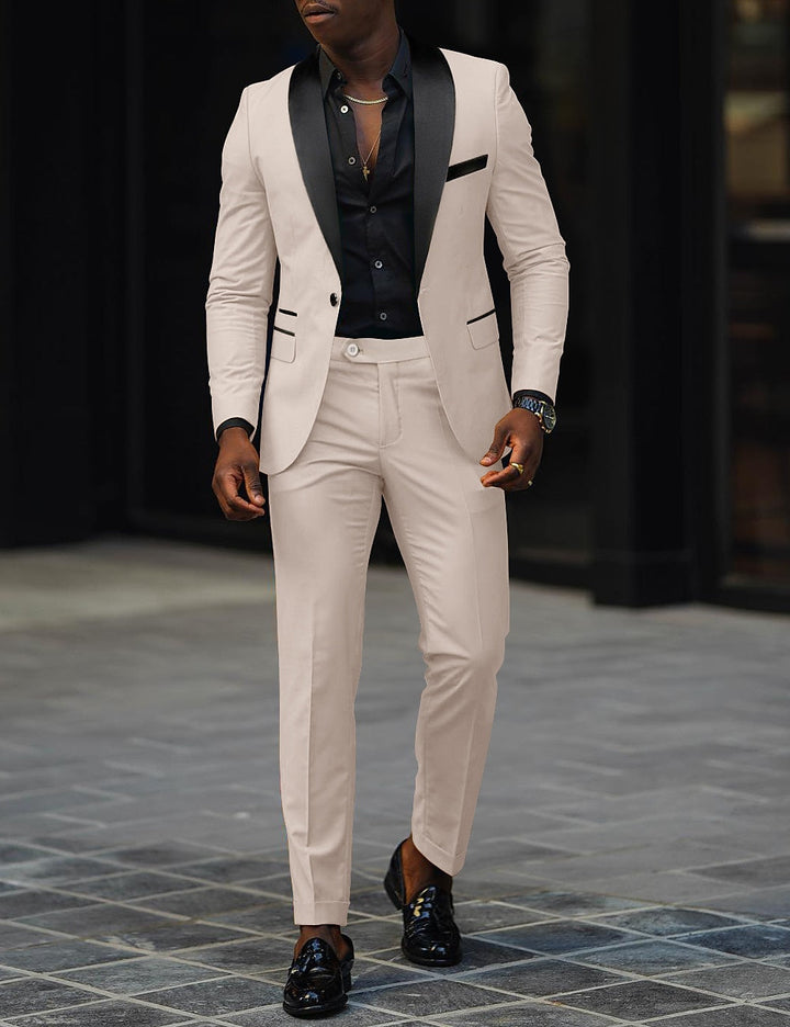 Slim Three-Piece Formal Suit Set