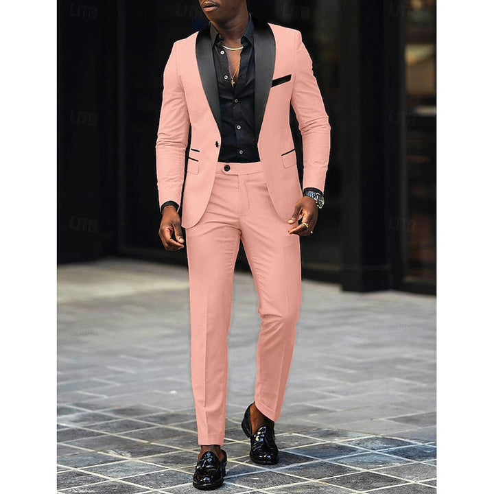 Slim Three-Piece Formal Suit Set