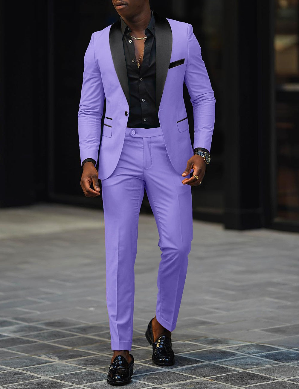 Slim Three-Piece Formal Suit Set