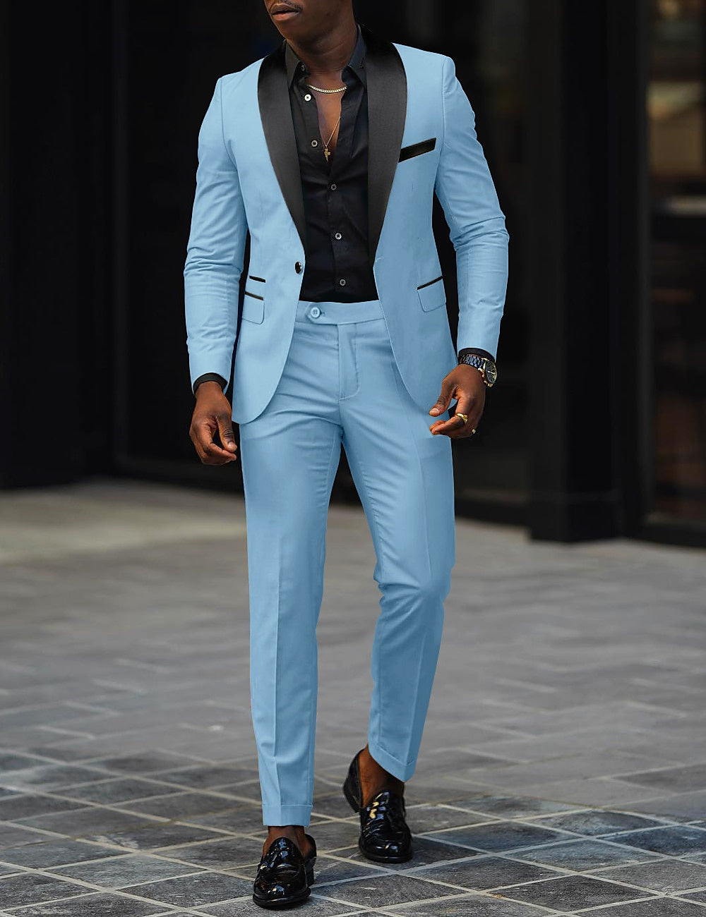 Slim Three-Piece Formal Suit Set