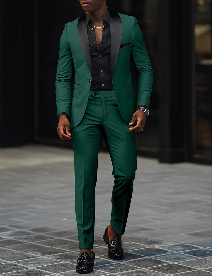 Slim Three-Piece Formal Suit Set