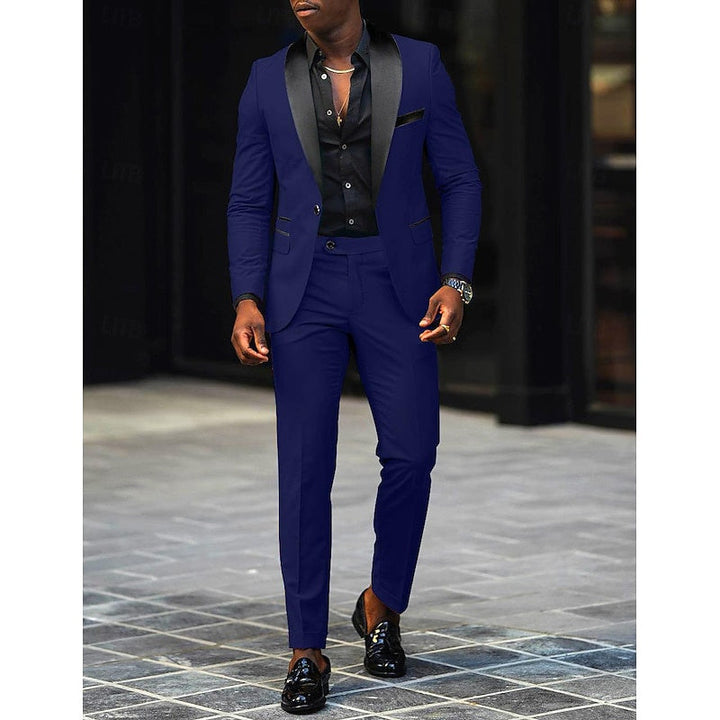 Slim Three-Piece Formal Suit Set