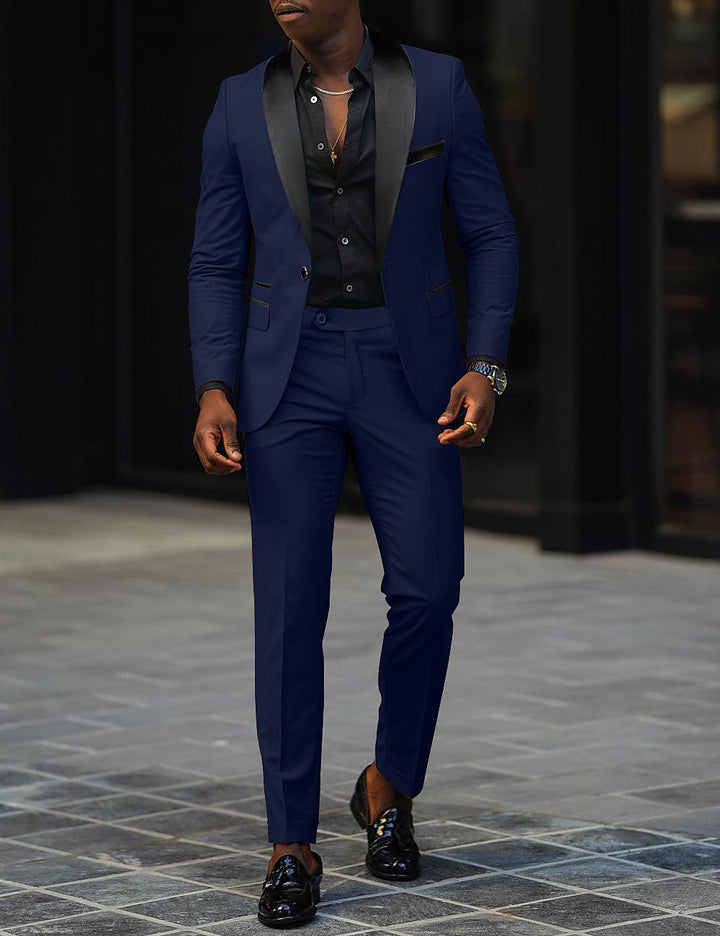 Slim Three-Piece Formal Suit Set