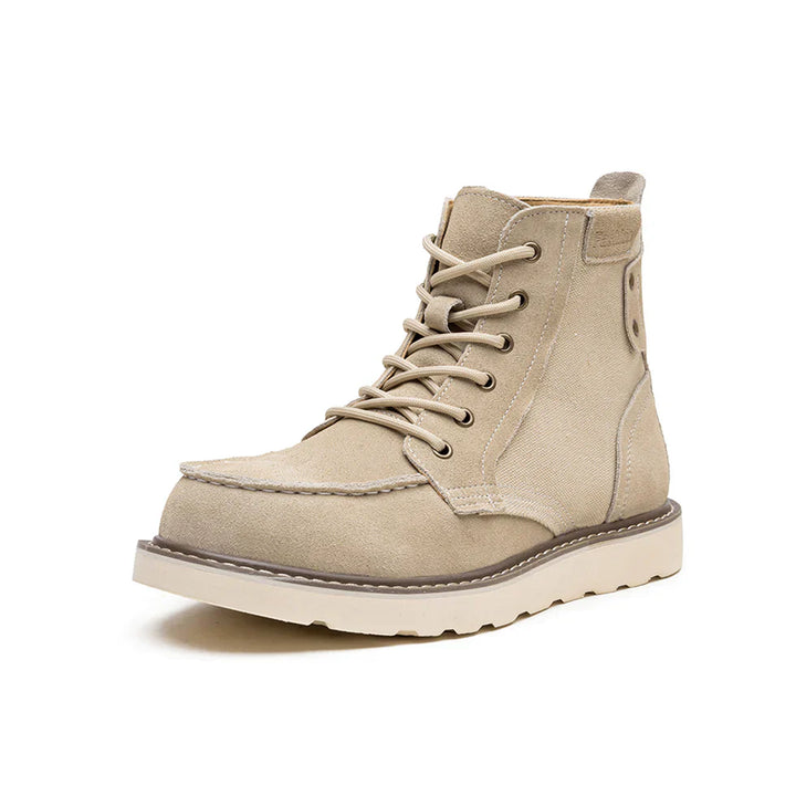 Moc-Toe Lace-Up Boots