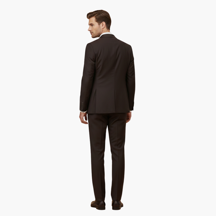 Slim Fit Three-Piece Suit Set