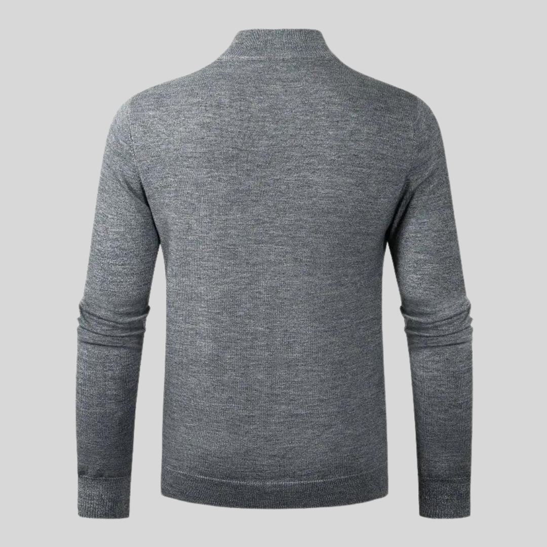 Men’s Textured Crewneck Knit Jumper
