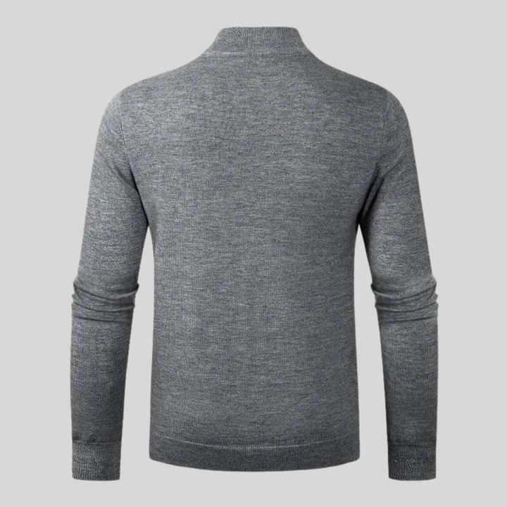 Men’s Textured Crewneck Knit Jumper