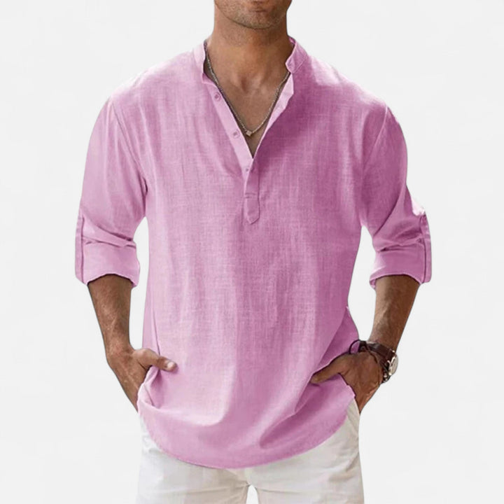Relaxed Linen Beach Shirt