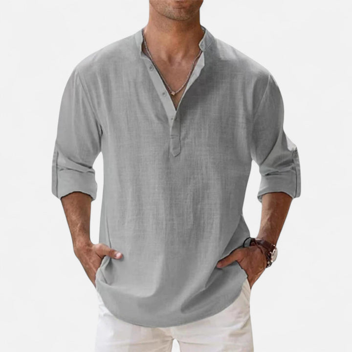 Relaxed Linen Beach Shirt
