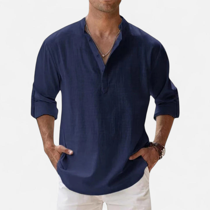 Relaxed Linen Beach Shirt