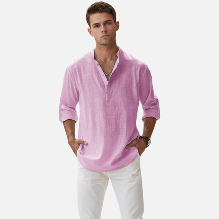 Relaxed Linen Beach Shirt