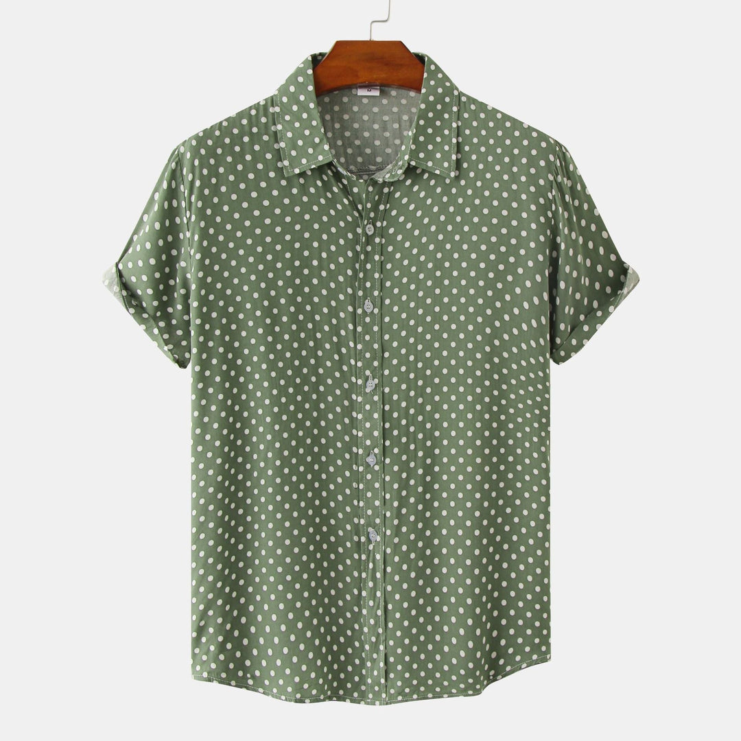 Polka Dot Short Sleeve Shirt