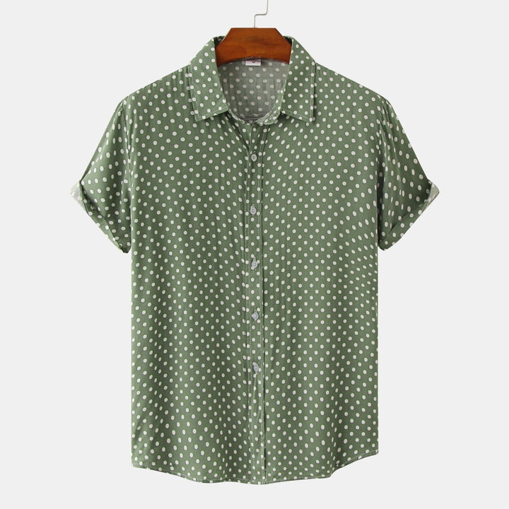 Polka Dot Short Sleeve Shirt