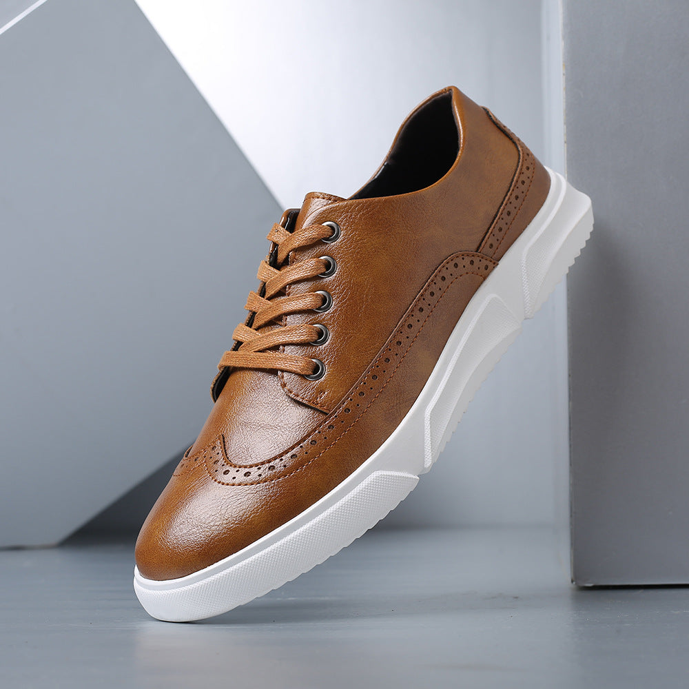 Brogue Detail Low-Top Sneakers