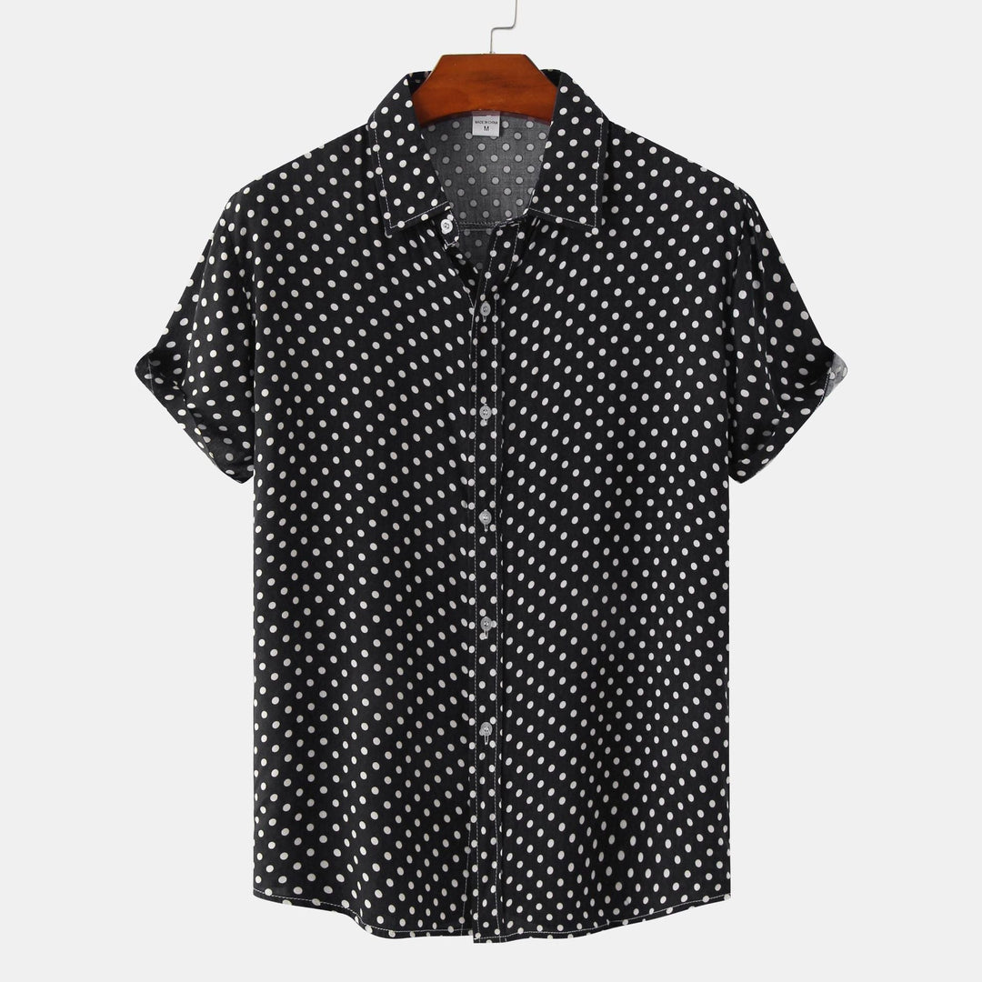 Polka Dot Short Sleeve Shirt