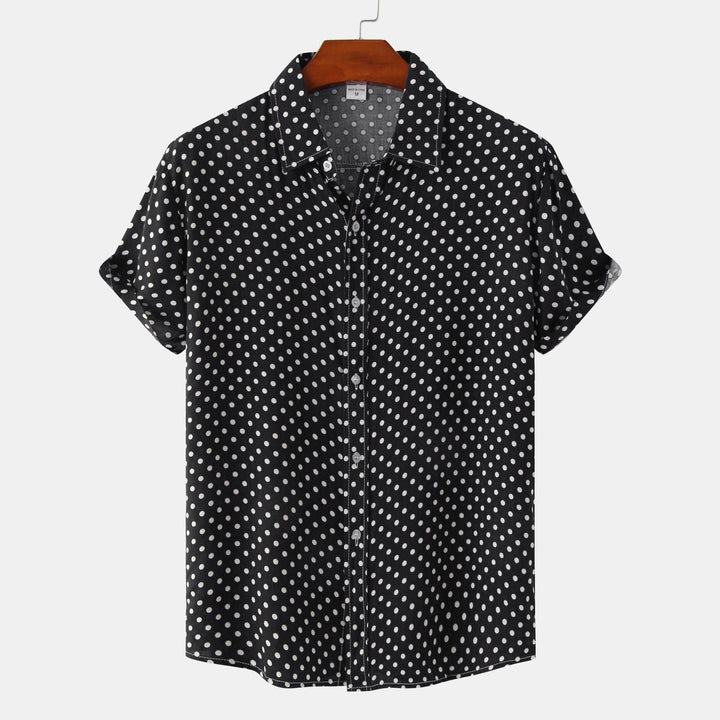 Polka Dot Short Sleeve Shirt