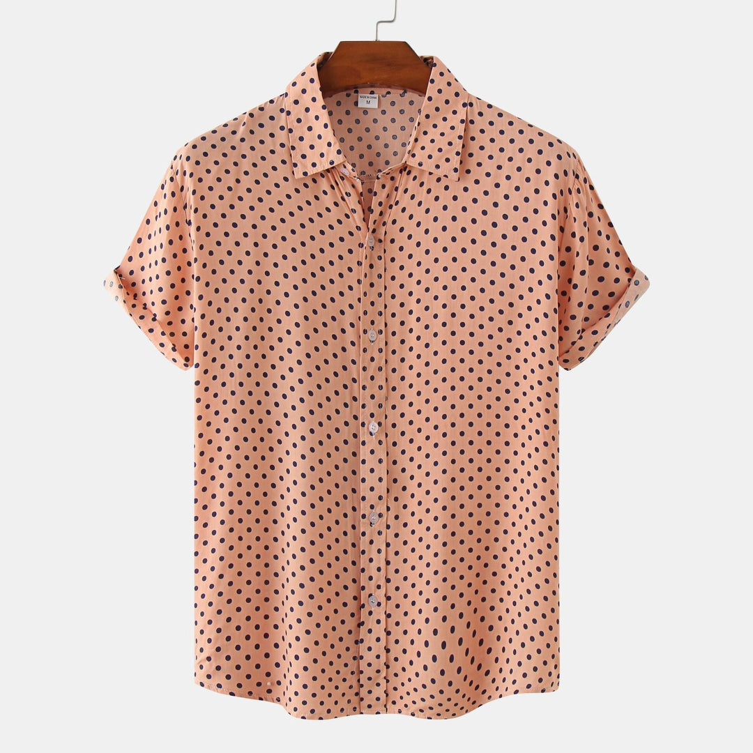Polka Dot Short Sleeve Shirt