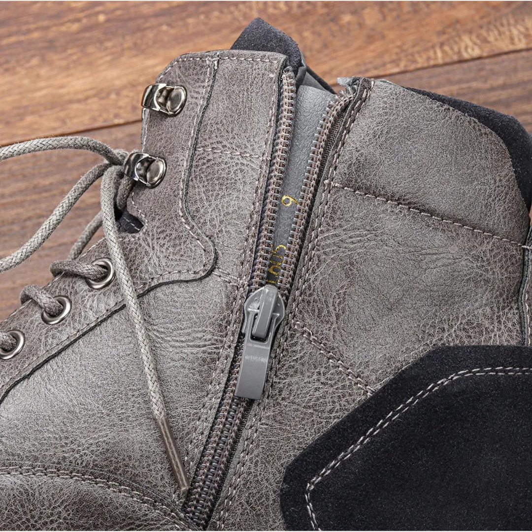 Retro Lace-Up Ankle Boots