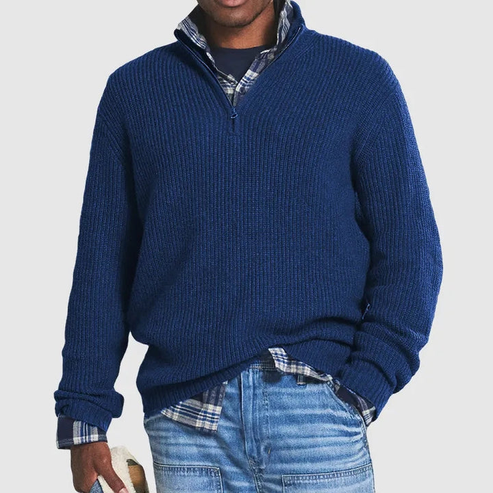 Men’s Outdoor Half-Zip Knit Sweater