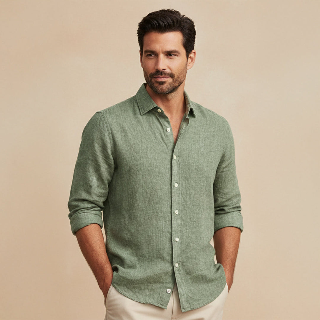 Summer Casual Linen-Look Shirt